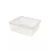 CURVER tekstilboks med låg, 10L, transparent, 34,2 x 29,7 x 12,5 cm