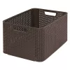 CURVER Box Style L 43.6 x 32.6 x 23 cm Dark Brown Storage Box