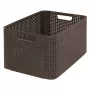 CURVER boks Style L 43,6 x 32,6 x 23 cm mørkebrun opbevaringsboks