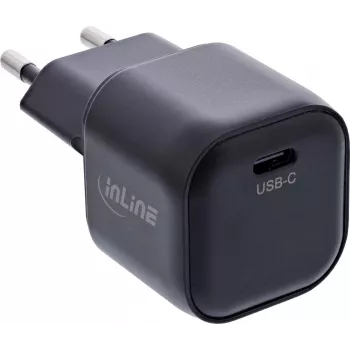 InLine USB-C GaN-strømforsyning 100W PD PPS AVS sort