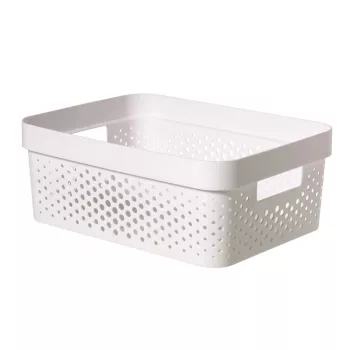 CURVER boks Infinity Recycled 11L 36x27x14cm hvid
