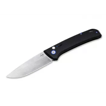 Böker Plus FRND Silver foldekniv D2 stål framelock EDC