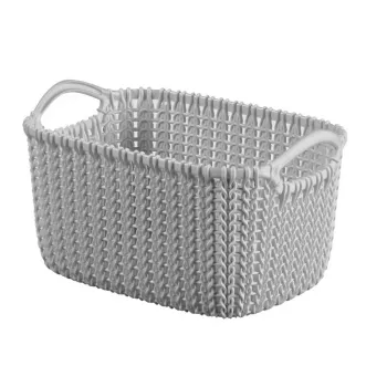 CURVER kurv Knit XS rektangulær 3L lysegrå 25x18x14cm