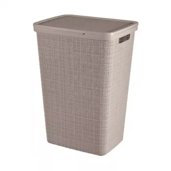 CURVER vasketøjsboks Jute 58L 43x34x60cm beige