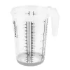keeeper målebæger med skridsikker funktion 1,5L Massimo Ø13,5x19cm transparent/grå
