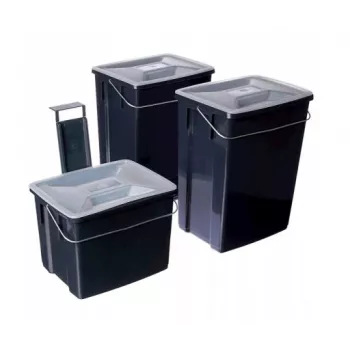 CURVER Biobox skraldespand-sæt 2x10L + 6L grå
