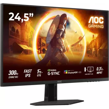 AOC 25G4SRE 24,5 inch Full HD IPS gaming-monitor, 180Hz, 0,5ms, DisplayHDR 400, FreeSync Premium, højdejusterbar monitor AOC 25G4SRE (renoveret)