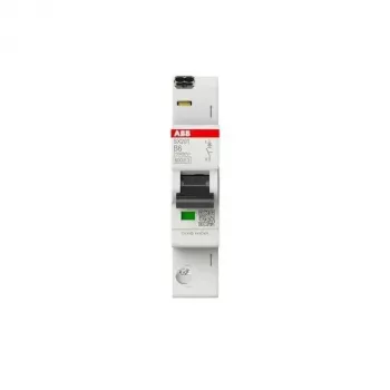 ABB SX201-B6 6 A Single-Pole B-Curve Miniature Circuit Breaker, 230/400 V AC, 6 kA 2CDS251003R0065