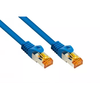 Kabelmeister Cat.7 S/FTP patchkabel RJ45 TPE halogenfri blå 1,5m