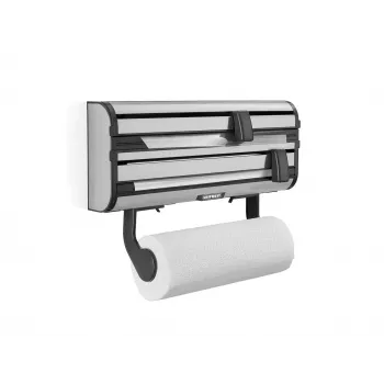 LEIFHEIT Parat Royal Vægdispenser til papir, film & folie, hvid/sølv