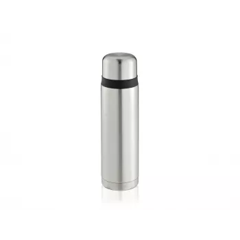 LEIFHEIT Thermos Coco 1.0L Stainless Steel Vacuum Insulated Flask, Silver