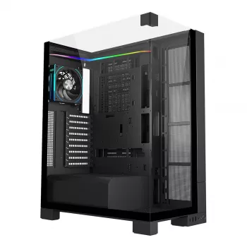 FSP U691-BP ultra tower E-ATX PC-kabinet, uden strømforsyning, sort