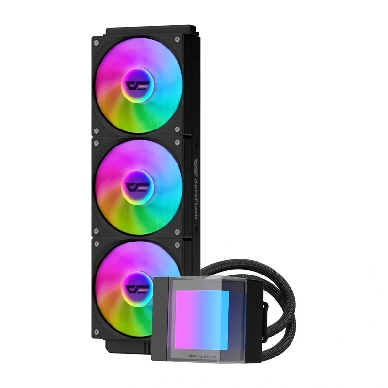 DarkFlash CB360 360mm ARGB væskekøler til CPU - sort