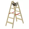 HAILO H77 ComfortLine Double-Sided Wooden Step Ladder 2x5 Steps