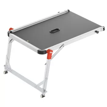 HAILO TP2 Pro trappeplatform – justerbar aluminium-arbejdsplatform til trapper, 150 kg, EN 131