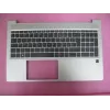 HP ProBook 450/455 G6/G7 topdæksel-enhed med fransk AZERTY-tastatur, uden smart card-læser, Natural Silver