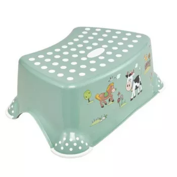 KEEEPER skammel Tomek Funny Farm 40,5x28,5x14 cm grøn