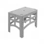 keeeper foldbart udendørsbord Timo L, Nordic Grey, 70 x 45 x 55 cm, bæreevne 80 kg