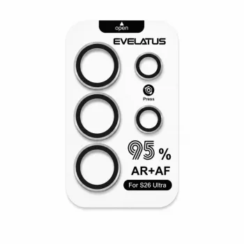 Evelatus Samsung Galaxy S26 Ultra kameraobjektivbeskyttelse Armor Clear