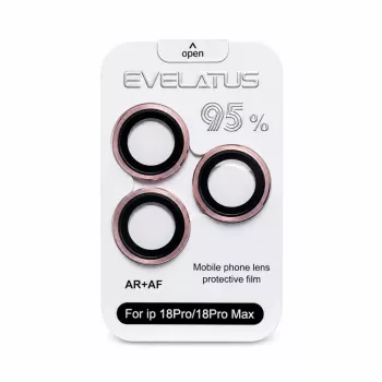 Evelatus Apple iPhone 18 Pro / 18 Pro Max kameraobjektiv-beskyttelsesglas Armor bordeaux