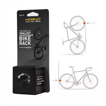 HORNIT CLUG PRO Hybrid cykelvægbeslag sort medium 7762HCP