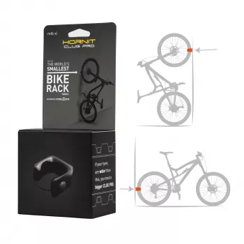 HORNIT CLUG PRO MTB XL cykelvægbeslag clip sort 7764XCP