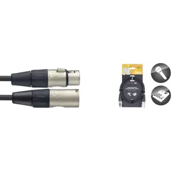 Stagg NMC20R 20 m XLR-mikrofonkabel - sort
