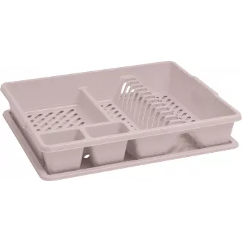 Curver opvaskestativ med rattaneffekt 45x38x8,8 cm beige