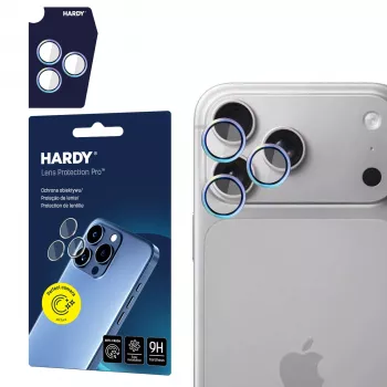 3MK PROTECTION Apple iPhone 18 Pro / 18 Pro Max HARDY Lens Protection Pro Rainbow kameraobjektivbeskyttelse