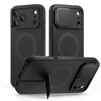 TECH-PROTECT Kevlar Aura MagSafe-cover til iPhone 17 Pro Max / 18 Pro Max - sort