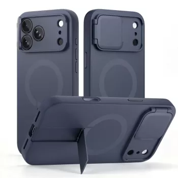 TECH-PROTECT Kevlar Aura MagSafe-cover til iPhone 17 Pro Max / 18 Pro Max – Marineblå