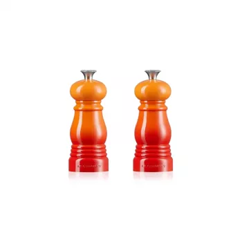 Le Creuset salt- og peberkværnsæt 11 cm Volcanic Orange