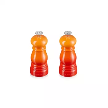 Le Creuset salt- og peberkværnsæt 11 cm Volcanic Orange