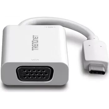 TRENDnet TUC-VGA2 USB-C til VGA-adapter – 1920x1200 @ 60Hz, sort