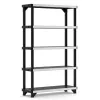 KETER 5-etagers reol Fused 122,1x45,7x197,2cm sort