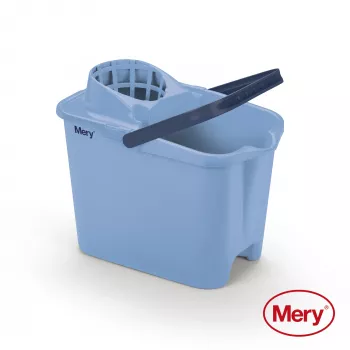 MERY spand 14L med presse blå