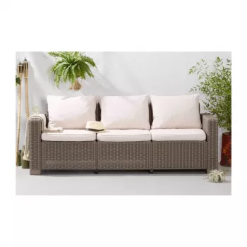 KETER havesofa California 3-personers sofa beige