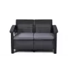 KETER havesofa dobbelt-Corfu Love Seat grå