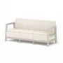 KETER havesofa trepersoners Scandi Linea 3-personers sofa kiselgrå/lysbeige