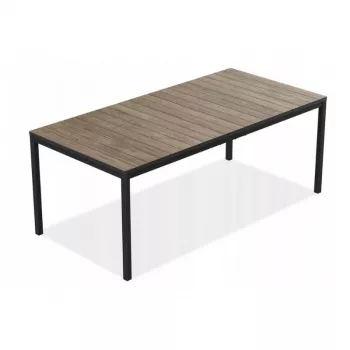 KETER havbord Deco Porto Nova 200 valnød/sort