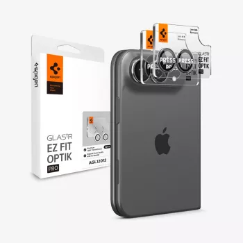 Spigen Glas.Tr Camera EZ FIT Optik Pro objektivbeskyttelse til Apple iPhone Fold, hvid, 2 stk.