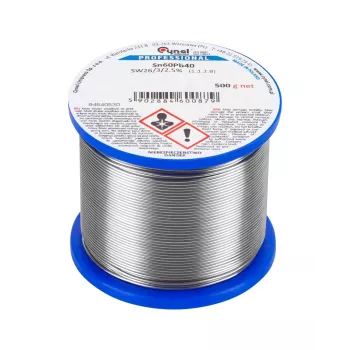 CYNEL LEC-LUT0105-500 blyholdigt loddetin Sn60Pb40 0,70mm 500g kolofoniumkerne