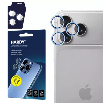 3MK PROTECTION Apple iPhone 18 Pro / 18 Pro Max – HARDY Lens Protection Pro lyseblå