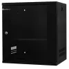 EMITER EM/SH02B5412-08 Light Series 19 inch 12U vægmonteret netværksskab, hærdet glasdør, 550×450×590 mm