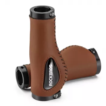 Rockbros 40720001002 cykelgreb i læder - brun