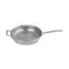 LE CREUSET 3-lags rustfri stålpande uden belægning Ø28cm