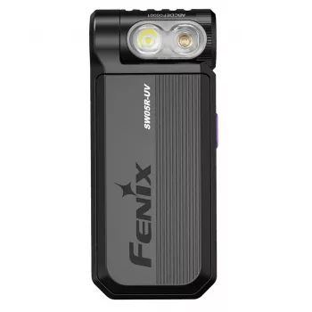 LED-lommelygte Fenix SW05R-UV sort