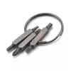 Multitool Rockbros VK-ARCO3 ROAD TO SKY nøglering 6i1 - brun