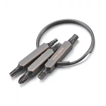 Multitool Rockbros VK-ARCO3 ROAD TO SKY nøglering 6i1 - brun