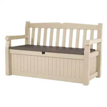 KETER Opbevaringsbænk Eden Havebænk 265L beige